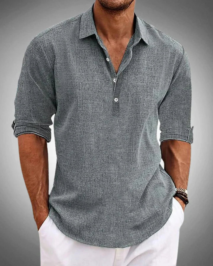 Camicia classica in cotone