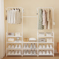 Scaffale scarpe con appendiabiti